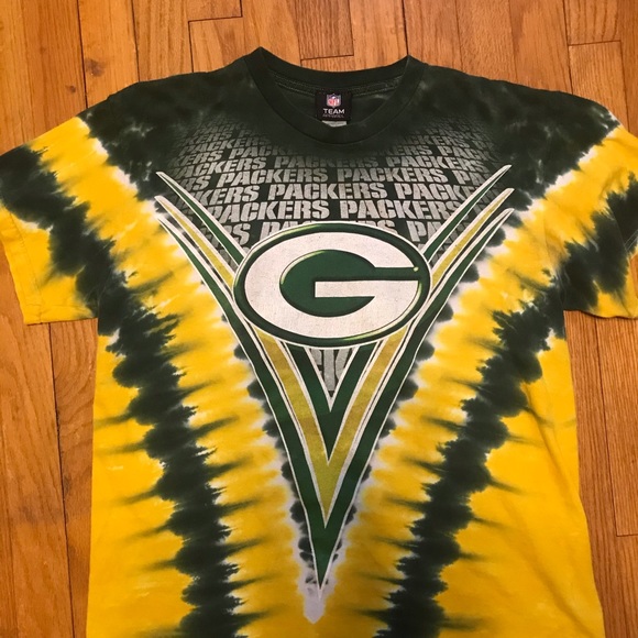 [Green Bay Packers] Vintage NFL Tie-Dye T-Shirt - Picture 8 of 16